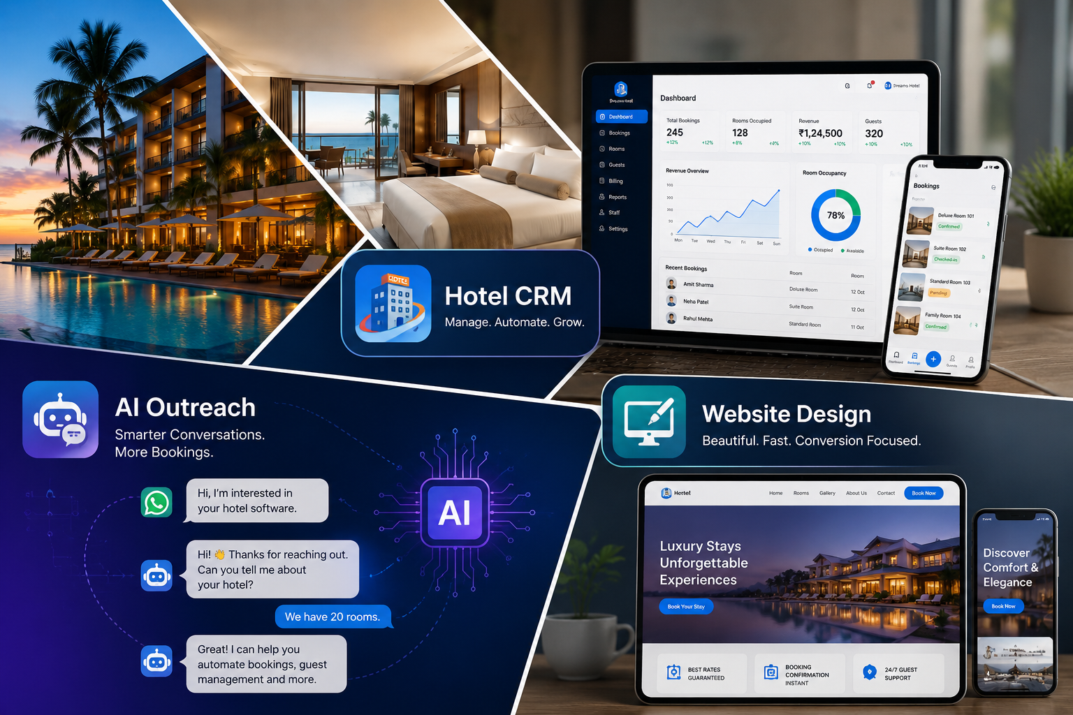 Dreams AI Sales Agent dashboard
